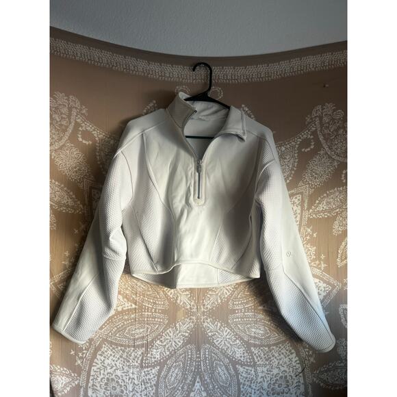 Lululemon Athletica Mixed Modal Cream Pullover - Picture 3 of 6